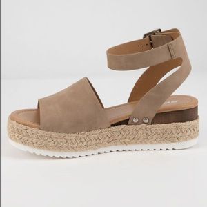 Soda espadrille wedges